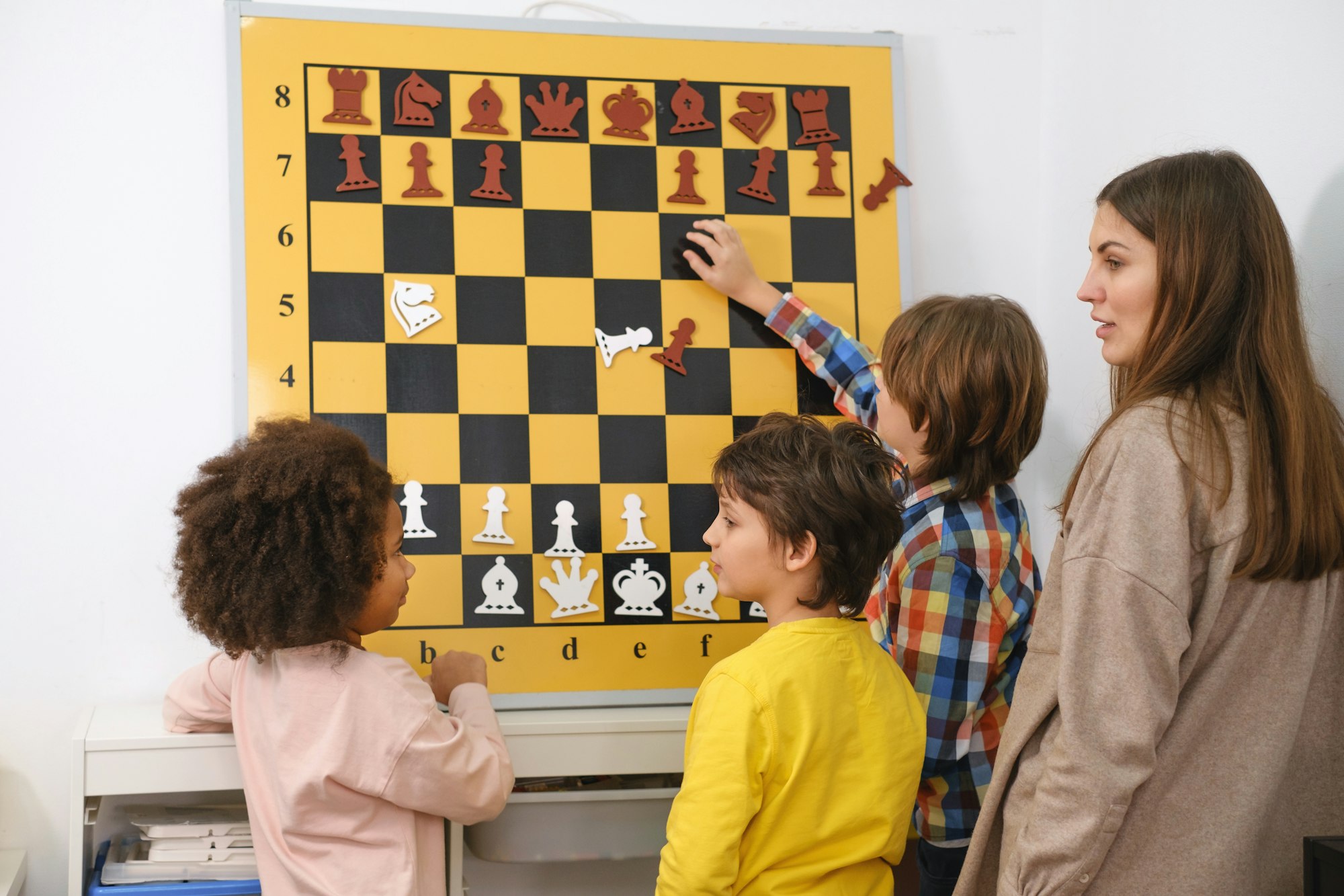 Chess board game hobby for kids