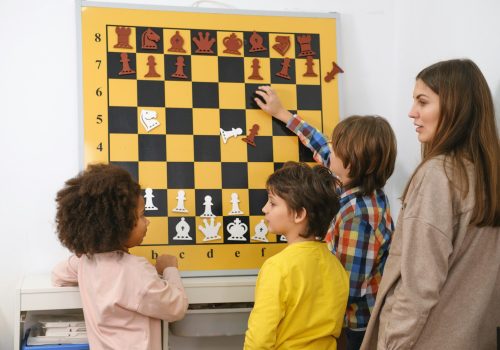 Chess board game hobby for kids